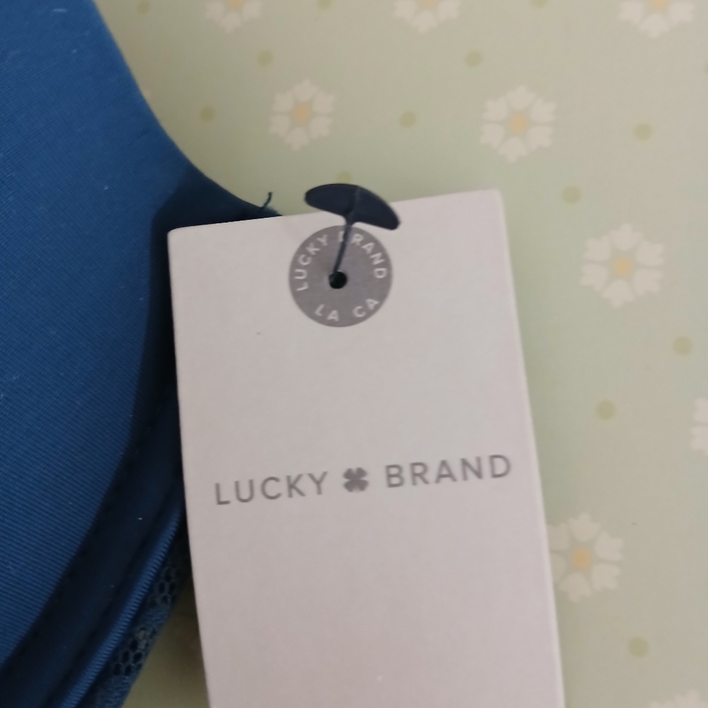 NWT Lucky Brand Blue Lace Demi  Bra Size 36B - Picture 3 of 14